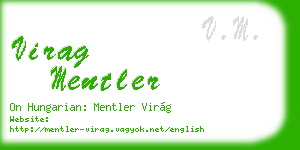 virag mentler business card